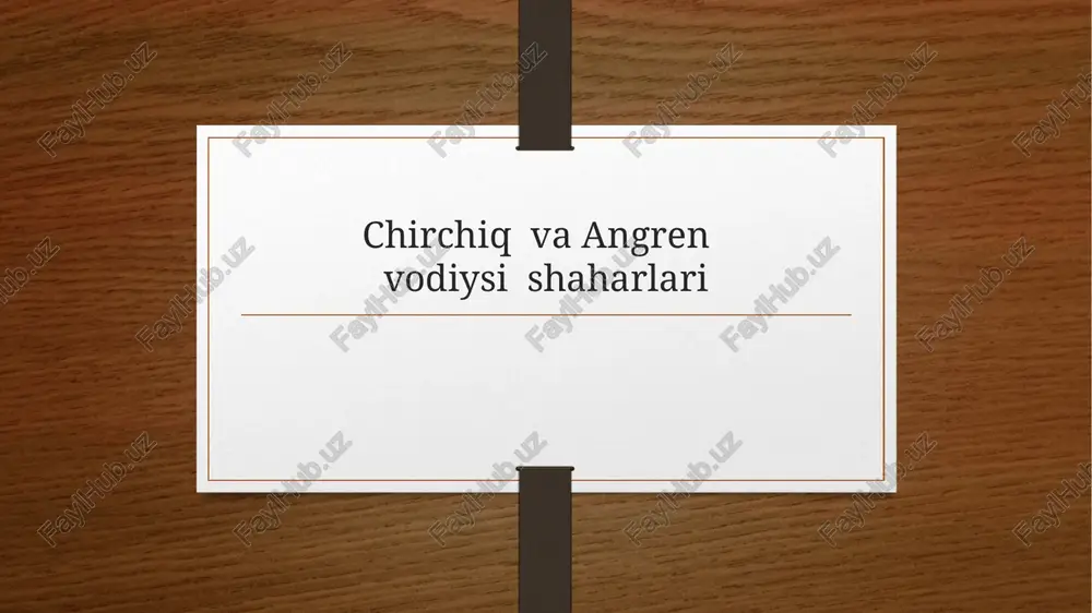 chochtepa-ko‘p qatlamli arxeologik yodgorlik — PPTX