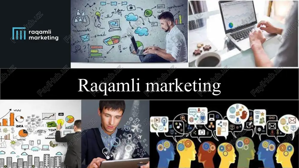 raqamli marketing — PPTX