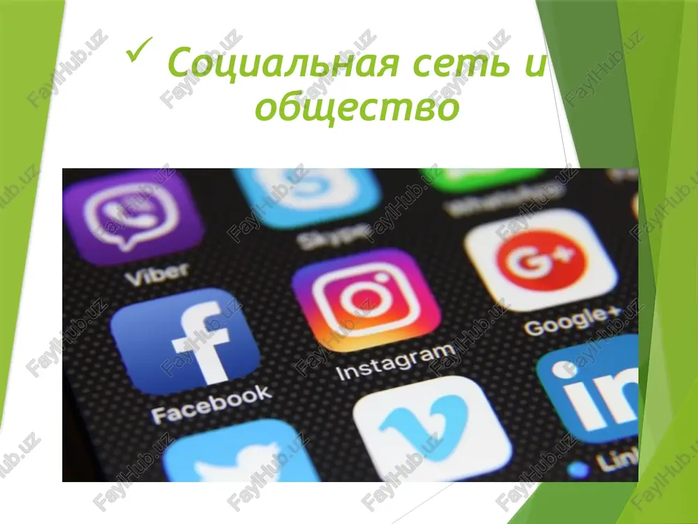 sotsialnaya set — PPTX