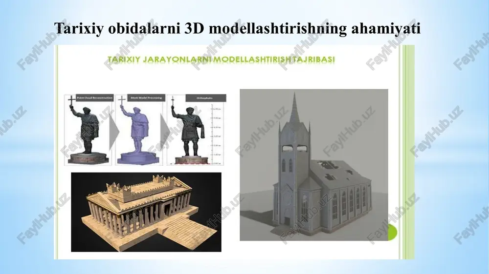 tarixiy jarayonlarni modellashtirish tajribasi — PPTX
