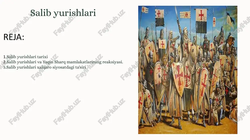 salib yurishlari — PPTX