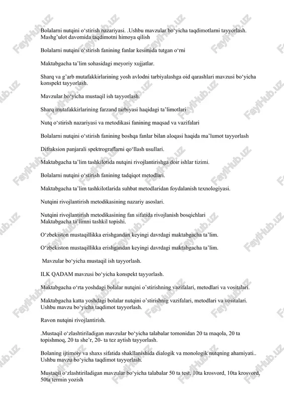 sharq va g’arb mutafakkirlarining yosh avlodni tarbiyalashga oid qarashlari — DOCX