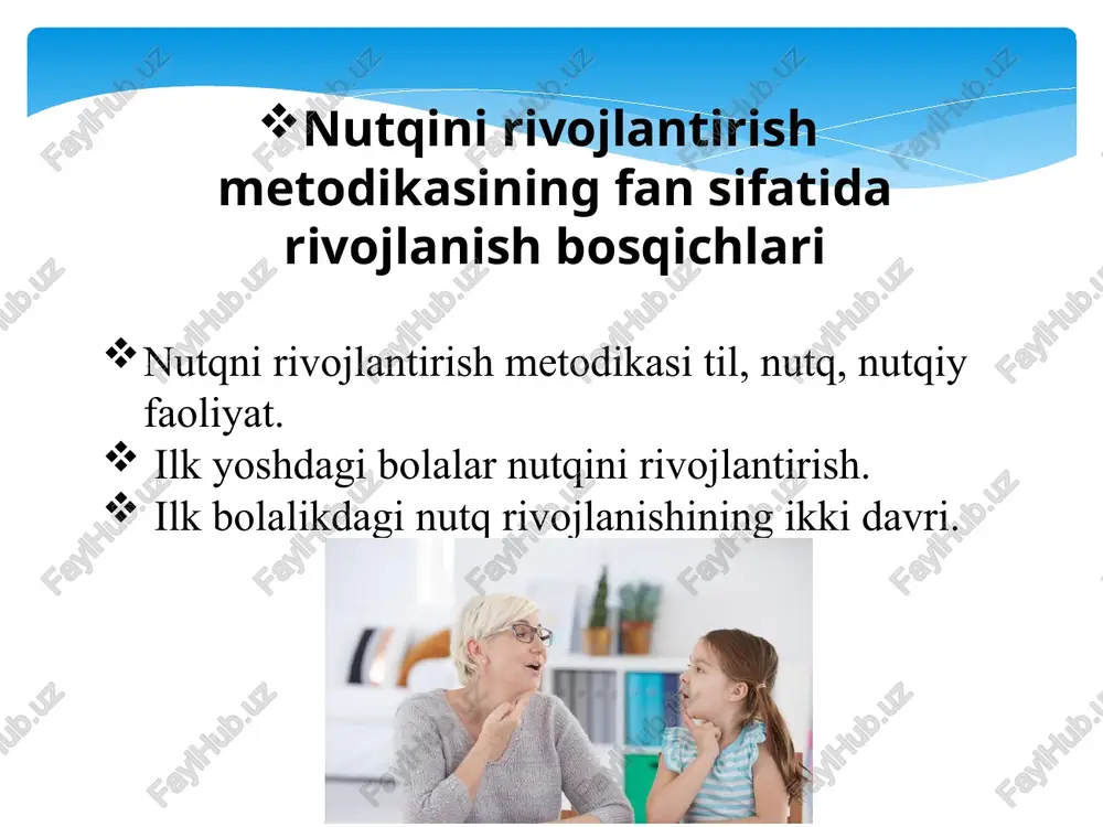 nutqinirivojlantirishmetodikasi — PPTX