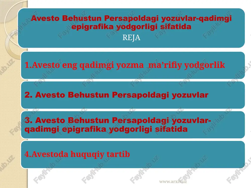 avesto — PPTX