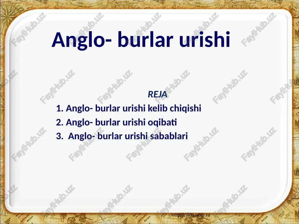 anglo-burlarurishi — PPTX