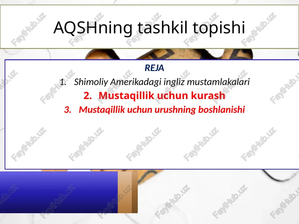 shimoliy amerikadagi ingliz mustamlakalari — PPTX