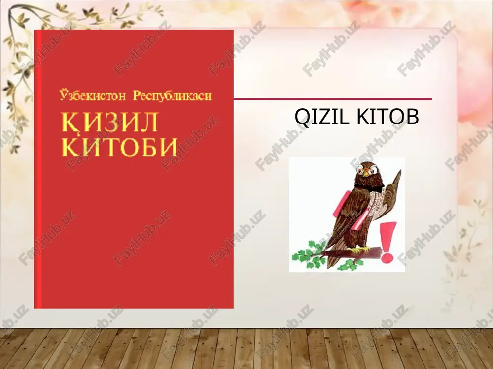 qizil kitob — PPT