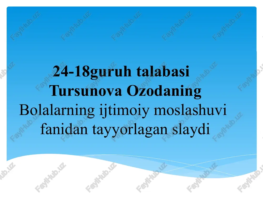 nutqni rivojlantirish metodikasi — PPTX