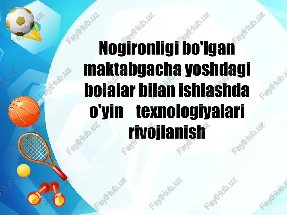 o'yintexnologiyalari rivojlanishi — PPTX