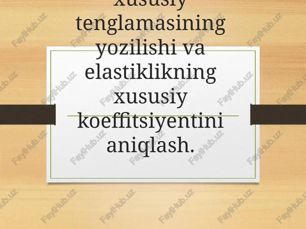 regressiya — PPTX