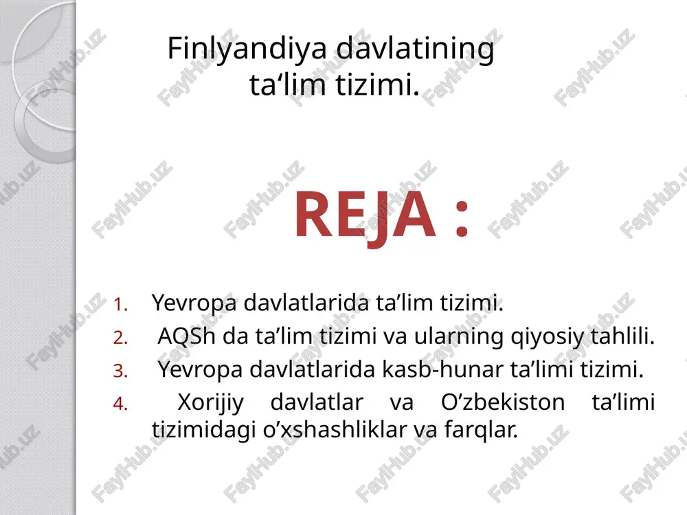 yaponiya ta`lim tizimi — PPTX