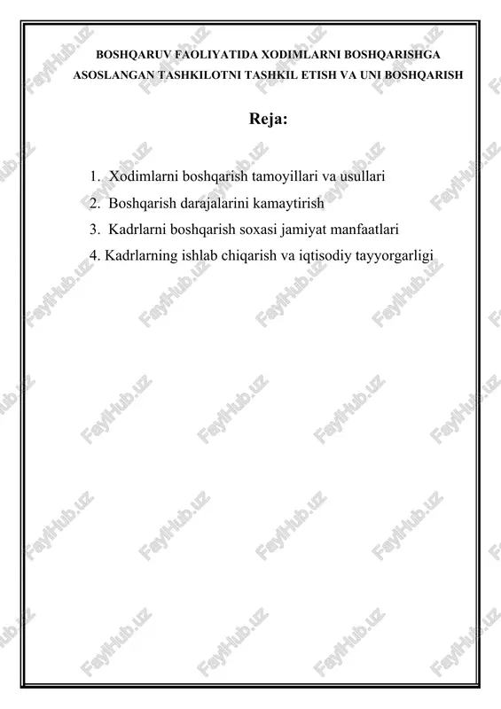 xodimlarni boshqarish tizimi — DOCX