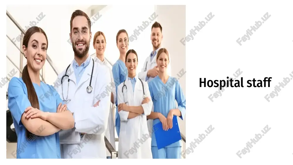 hospital staff — PPTX