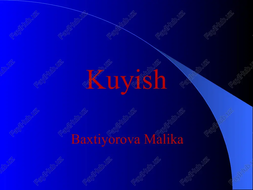 kuyish — PPTX