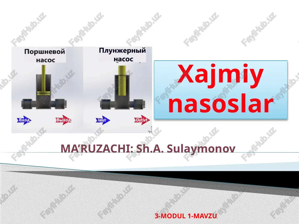 xajmiynasoslar — PPTX