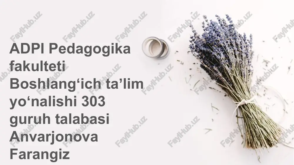taʼlimning 4k modeli — PPTX