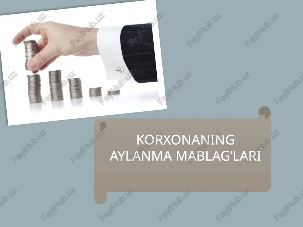 aylanmamablag’lar — PPTX