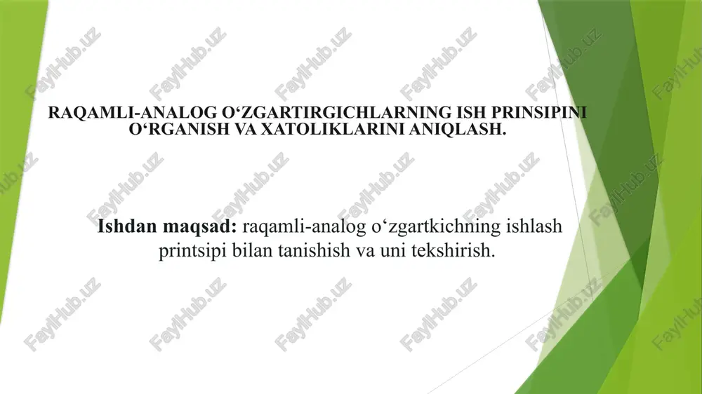 rao‘ sxemasi — PPTX