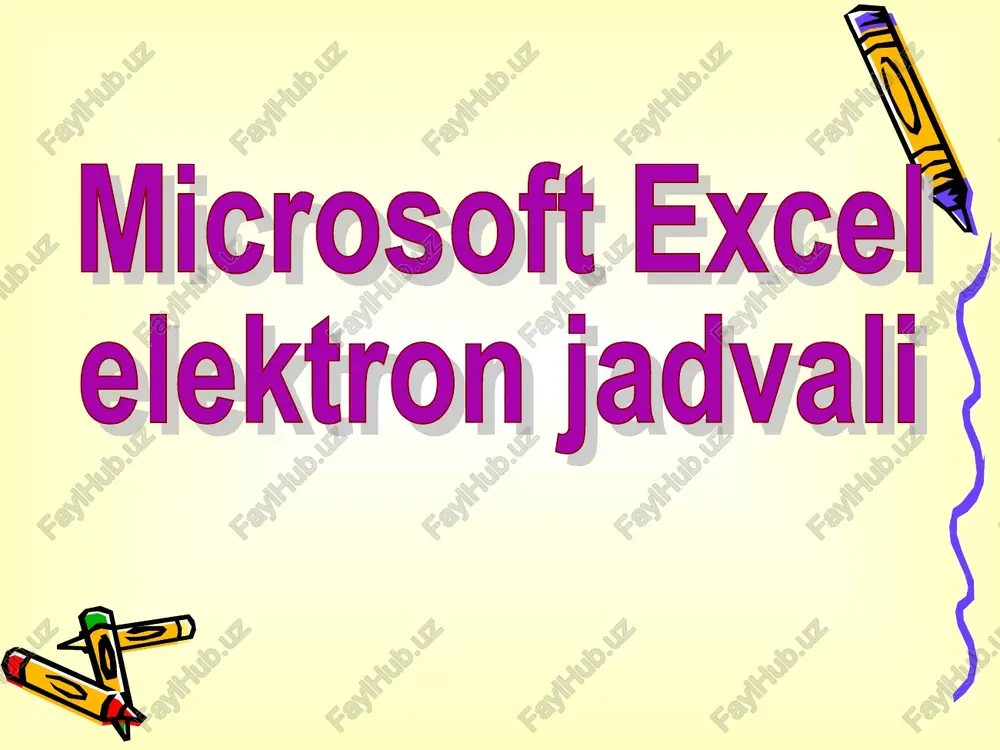 microsoft excel — PPT