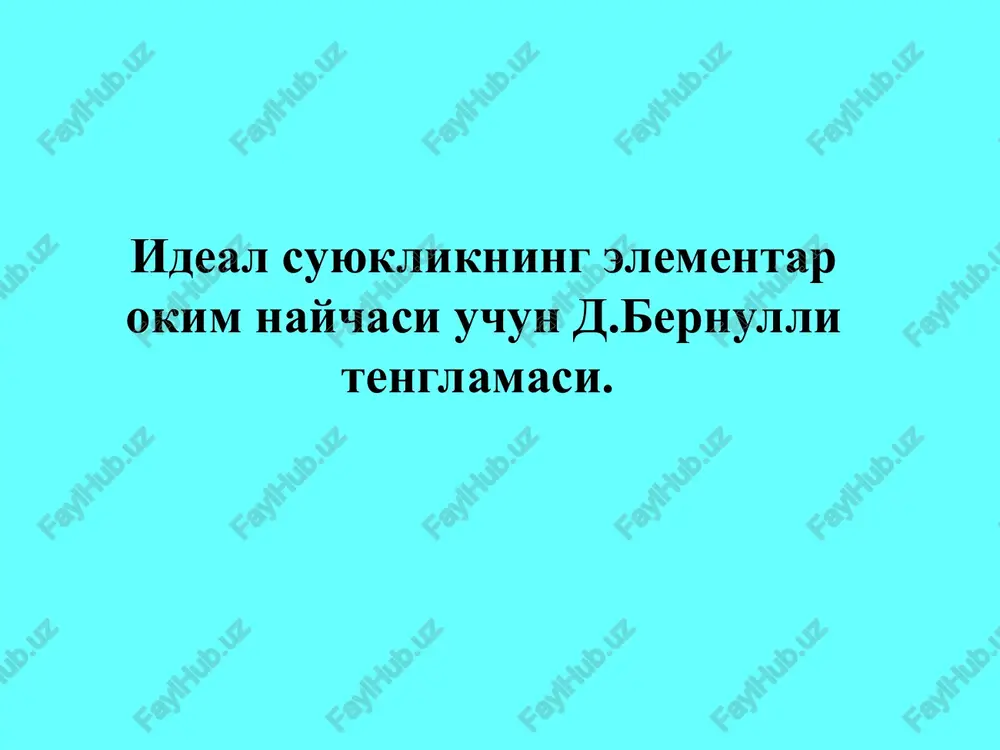 gidravlika — PPT