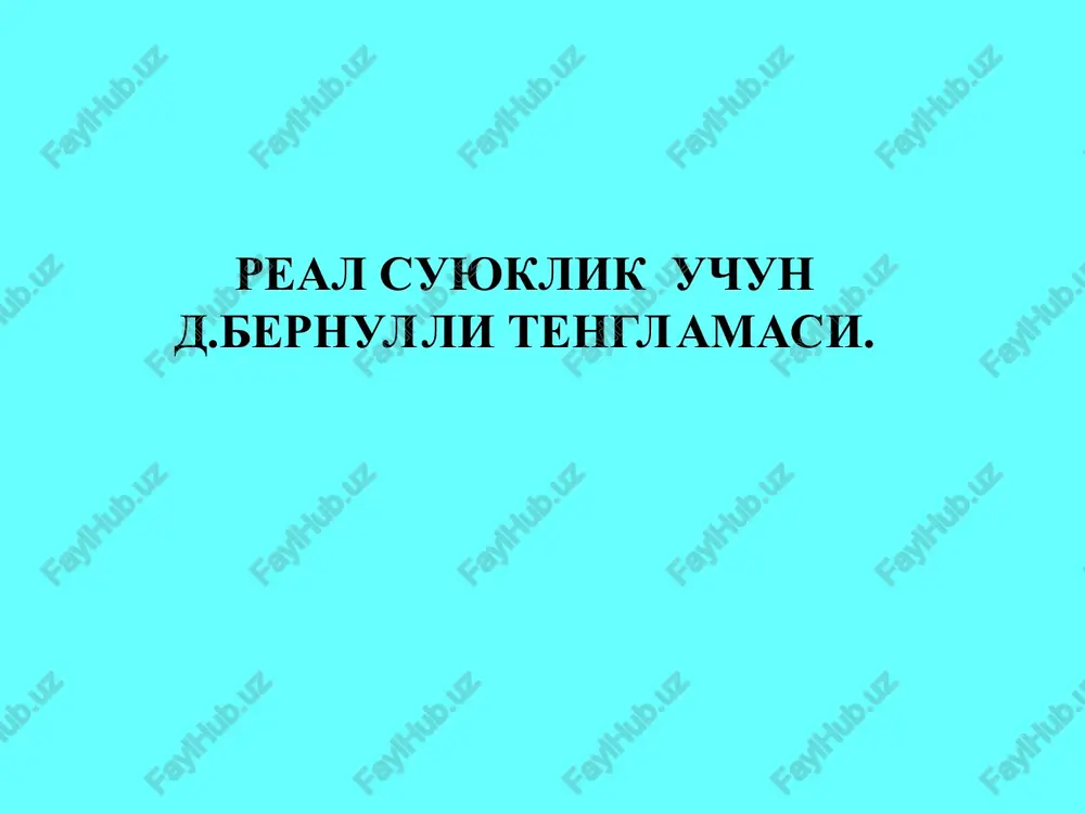 gidravlika — PPT