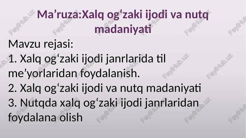 xalqog‘zakiijodivanutqmādāniyati — PPTX