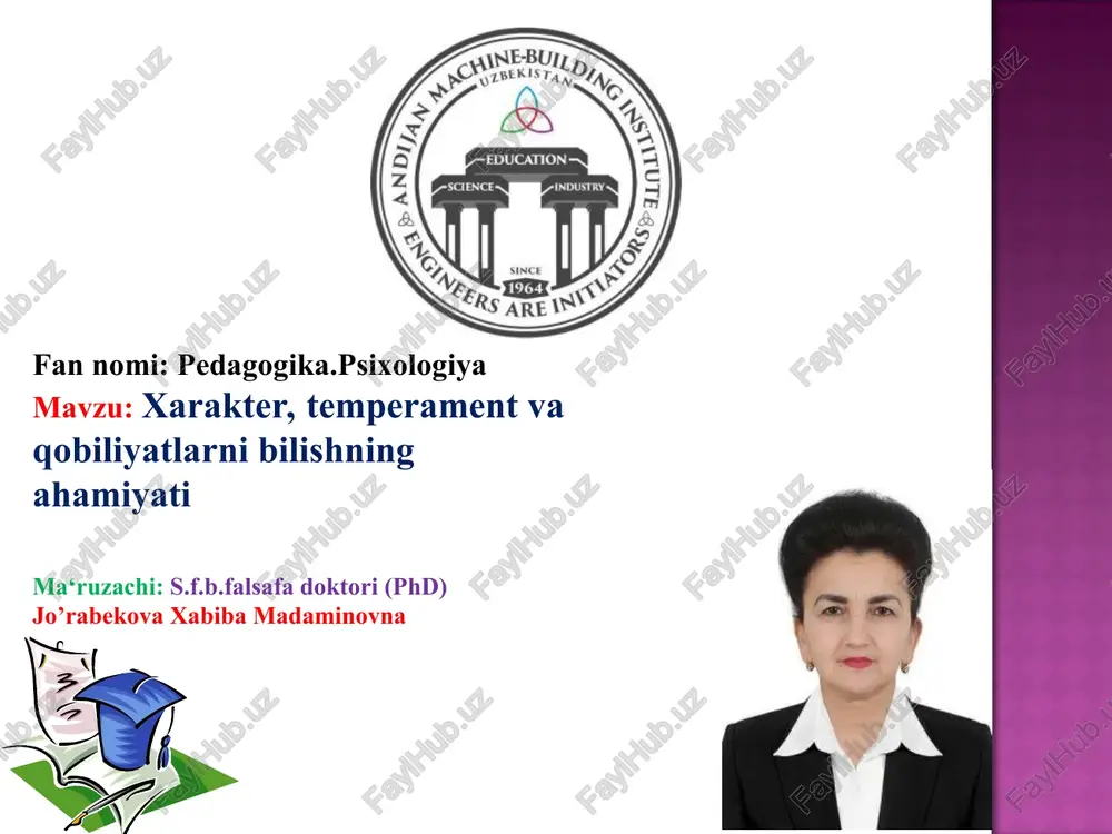 temperament va uning turlari — PPT
