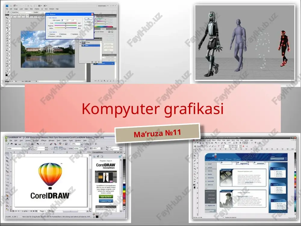 ma’ruza №11 kompyutergrafikasi — PPTX