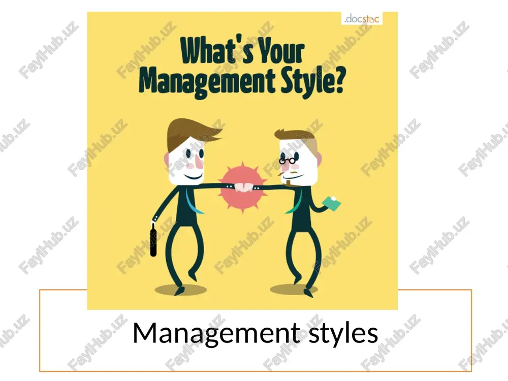 management styles — PPTX