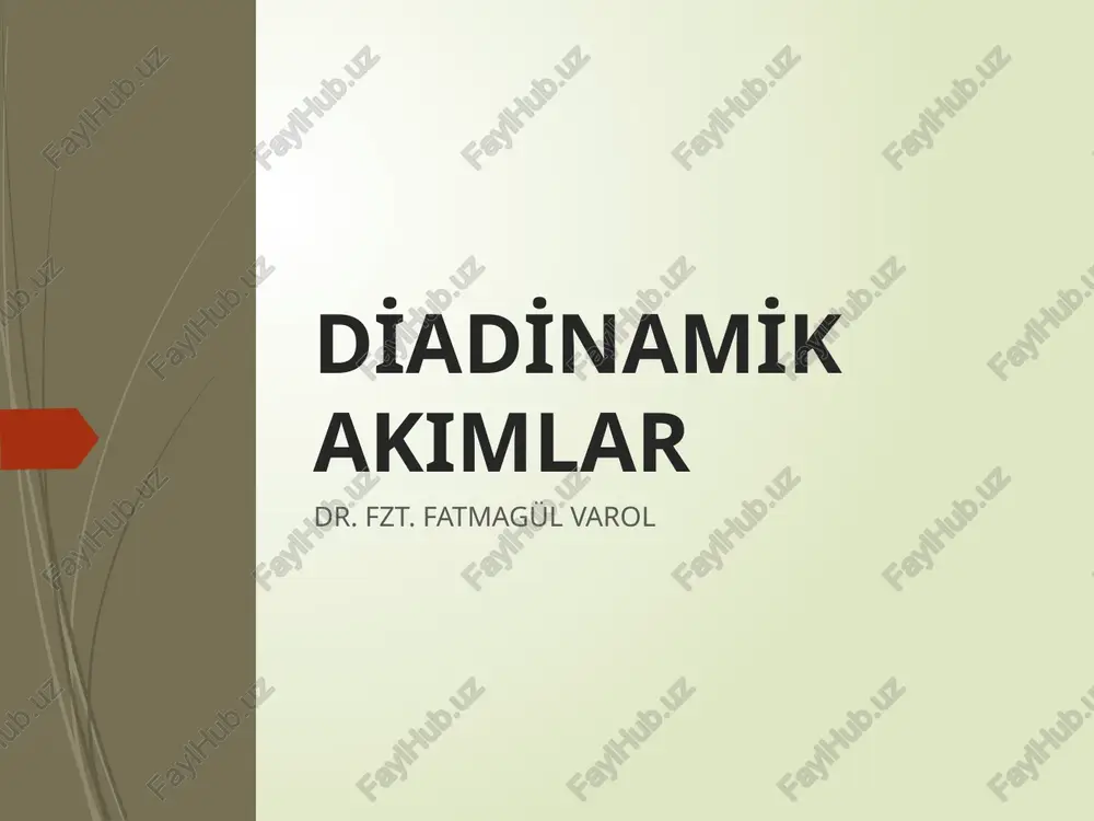 diadinamik akımlar — PPTX