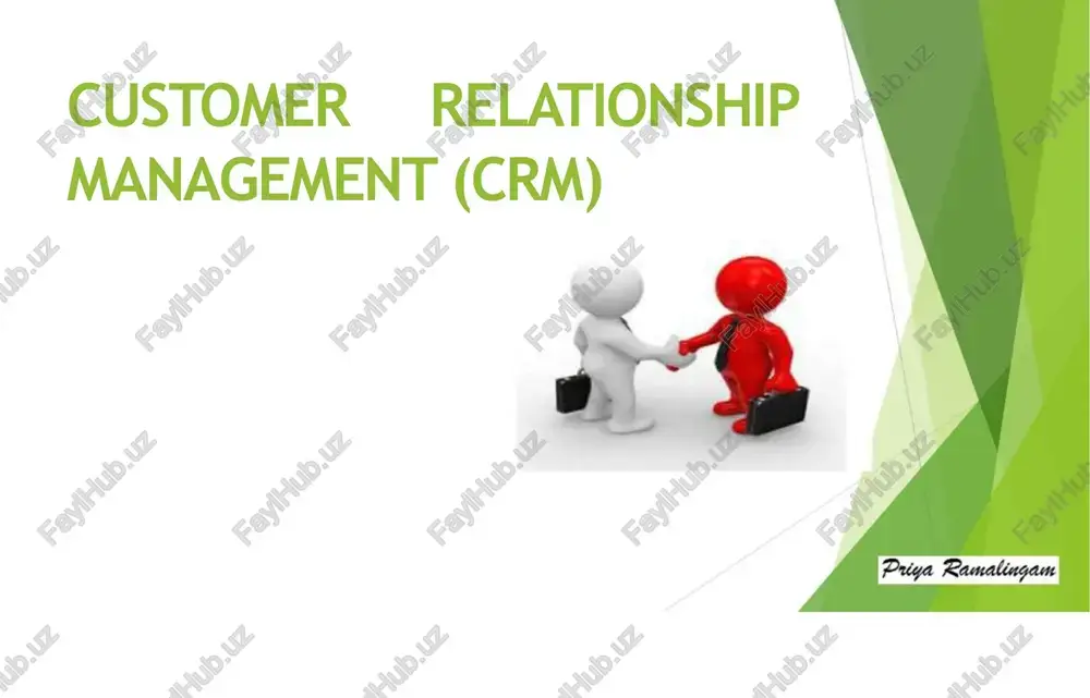 customer relationship management (crm) — PPTX