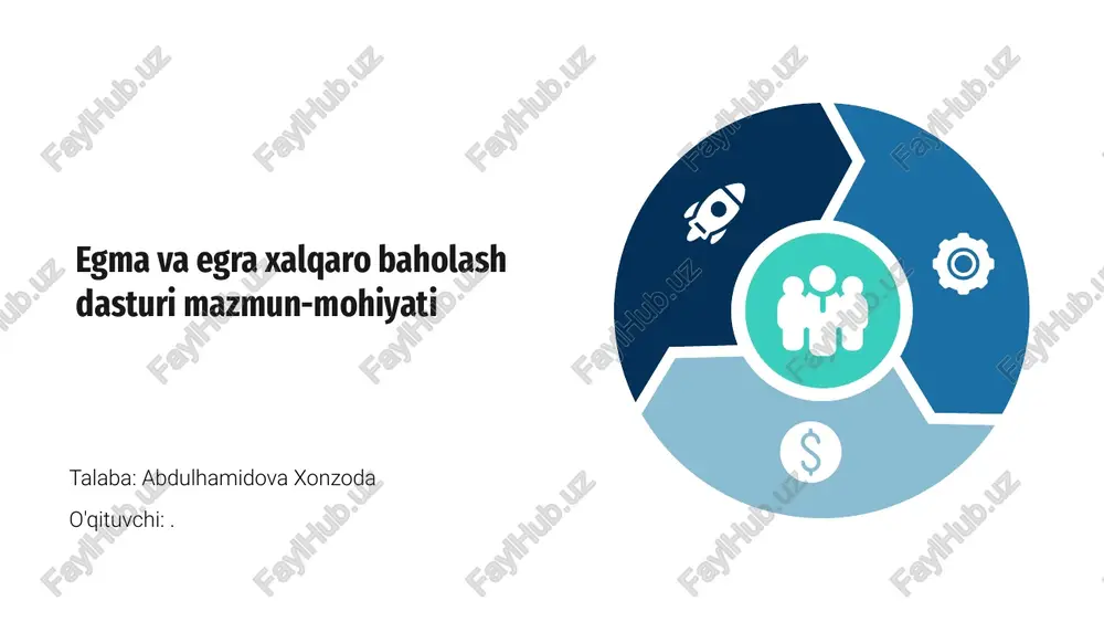 egma va egra xalqaro baholash dasturi — PPTX