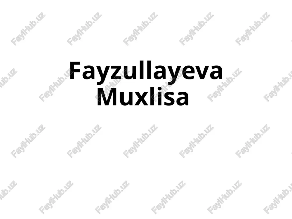pedagogik diagnostika — PPTX