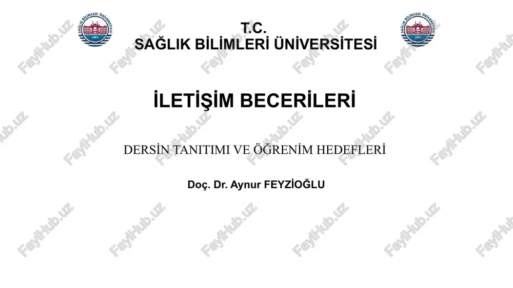 i̇letişim becerileri — PPTX