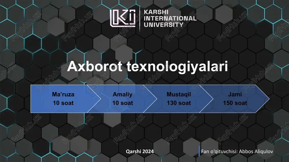 internetda axborotlarni izlash usullari — PPTX