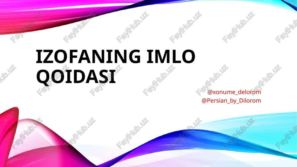izofaningimloqoidasi — PPTX