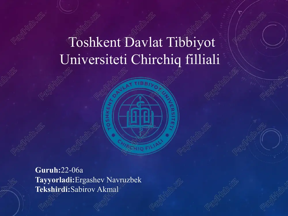 o‘tkir qorin sindromini simulyatsiya qiluvchi kasalliklar tasnifi — PPTX
