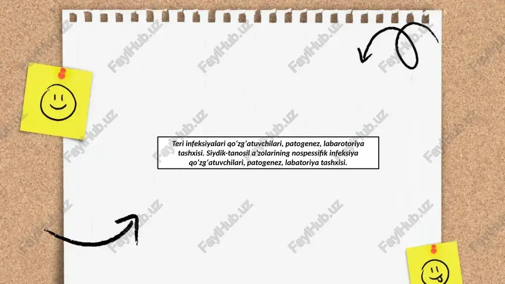 teri - tanosil infeksiyalari qozgatuvchilari — PPTX