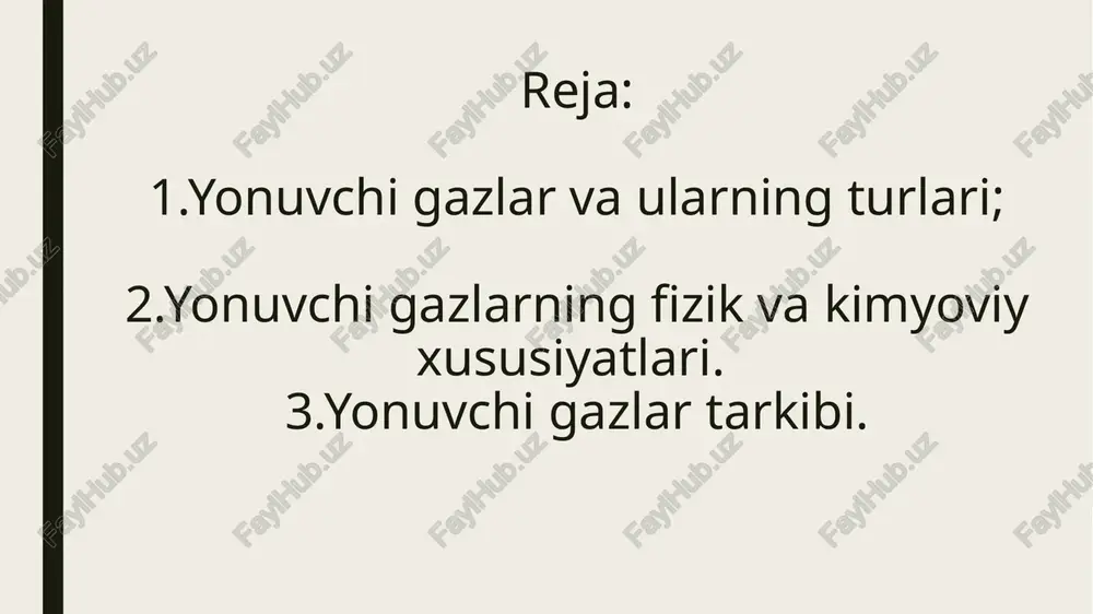 tabiiygazlar vaularning turlari — PPTX
