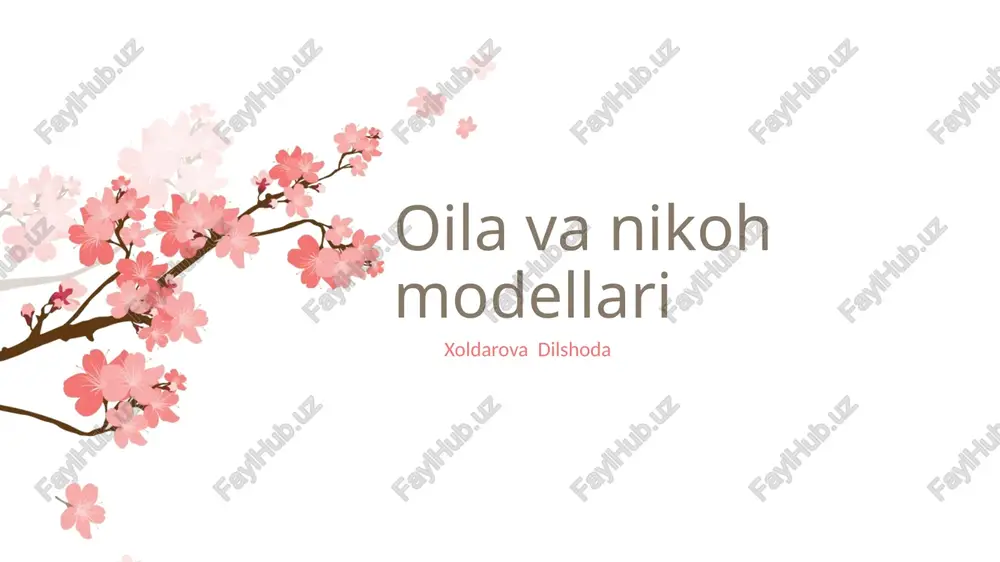oilavanikohmodellari — PPTX
