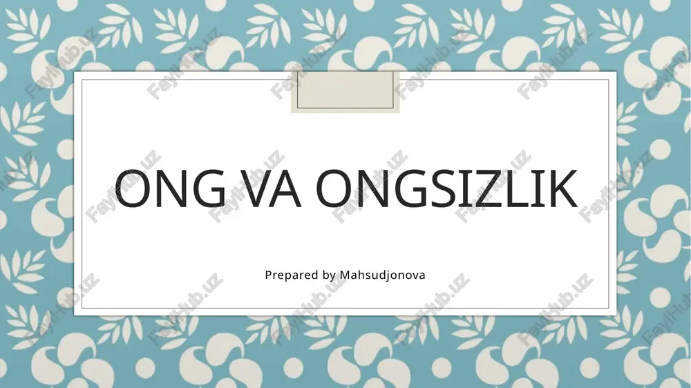 ong — PPTX