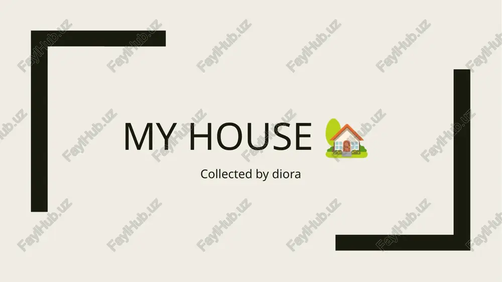 my house — PPTX