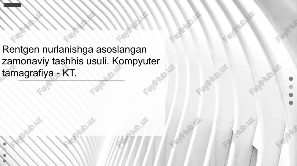 rentgen nurlari — PPTX