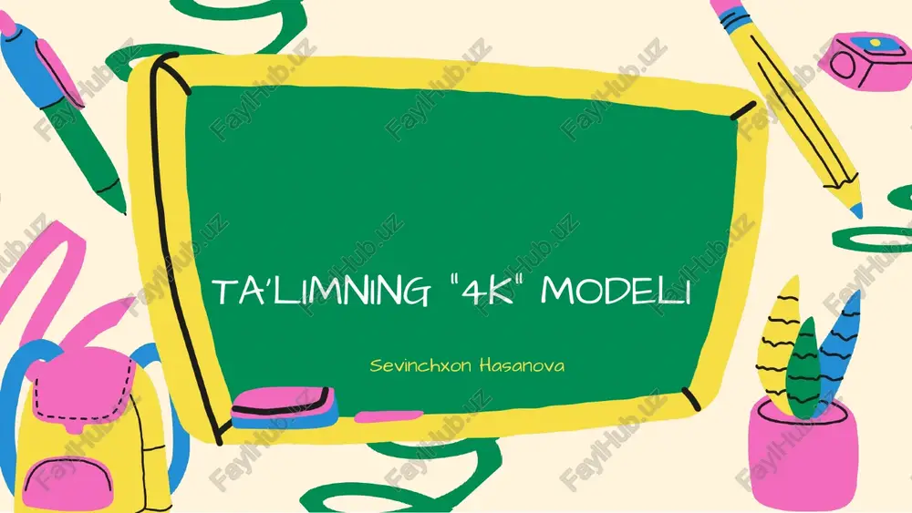 4k modeli — PPTX
