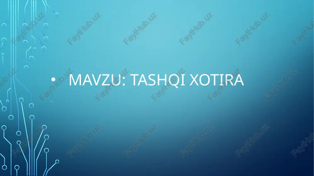 egiluvchan magnit disk — PPTX