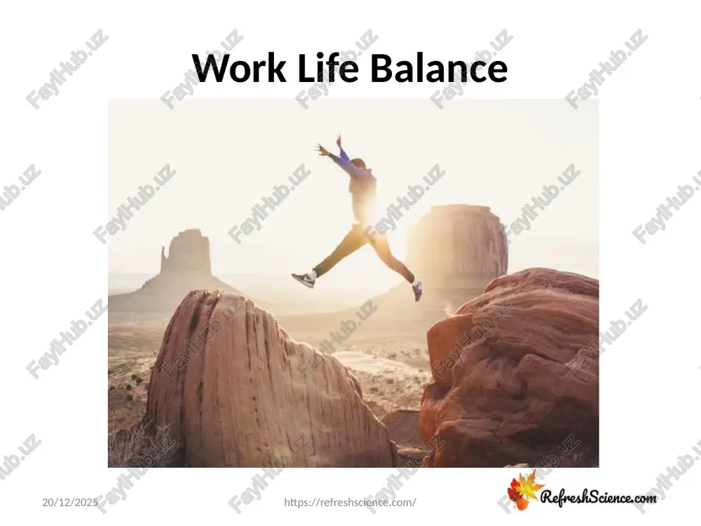 work life balance — PPTX