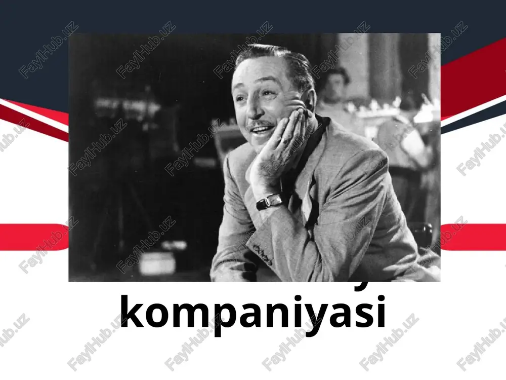 walt disneykompaniyasi — PPTX