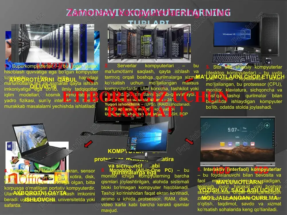 superkompyuterlar — PPTX