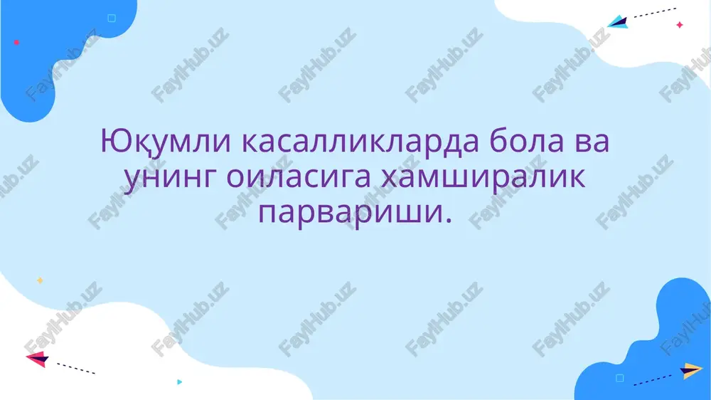 kasalliklarni oldini olish usullari tarixi — PPTX