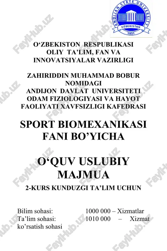 sport biomexanikasi — DOCX